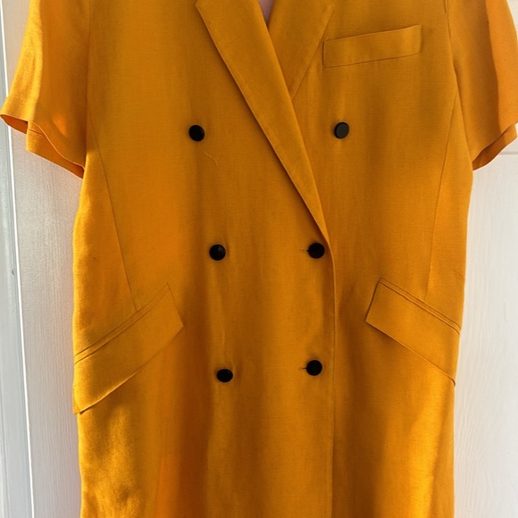 MaxMara Yellow Linen Dress - Picture 4 of 4
